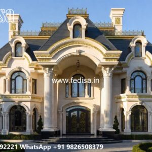 Timeless Classic Villa Design with Vintage Charm No-8433