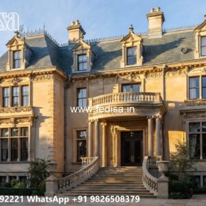 Luxury Classic Villa Design with Elegant Hall Ideas No-8435