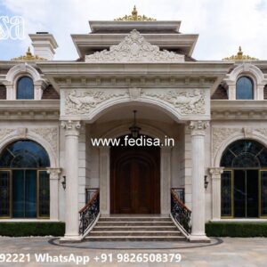 Classic Villa Design with Elegant Window Styling No-8438