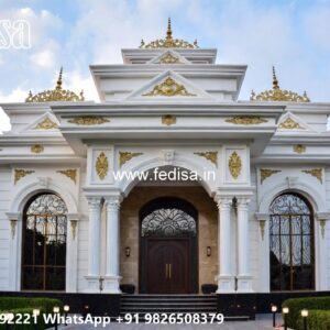 Classic Villa Design with Decorative Wall Textures No-8446