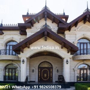 Luxury Classic Villa Design with Rich Marble Decor No-8463
