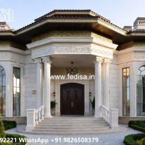 Classic Villa Design with Beautiful Exterior Walls No-8464