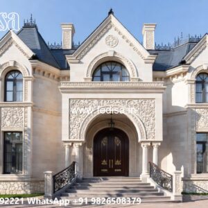 Classic Villa Design with Elegant Decorative Walls No-8482