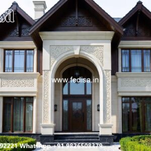 Classic Villa Design with Grand Staircase Inspiration No-8488