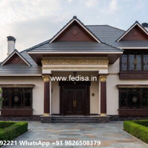 Classic Villa Design with Stylish Entryway Decor No-8497