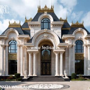 Classic Villa Design with Decorative Architectural Features No-8503