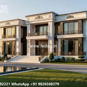 Classic Villa Design with Artistic Wall Decor Ideas No-8512