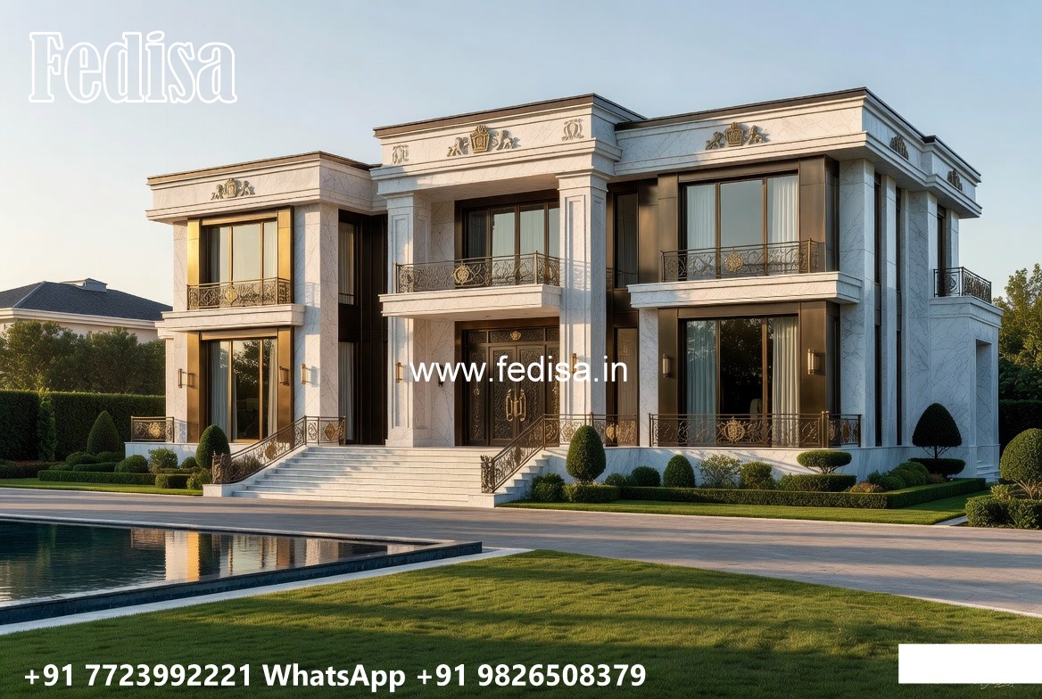 Classic Villa Design with Artistic Wall Decor Ideas No-8512