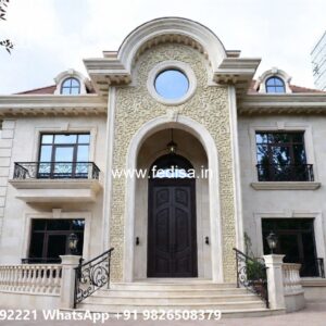 Classic Villa Design with Elegant Outdoor Garden No-8513