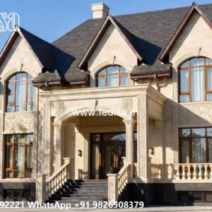 Classic Villa Design with Rich Wooden Craftsmanship No-8514