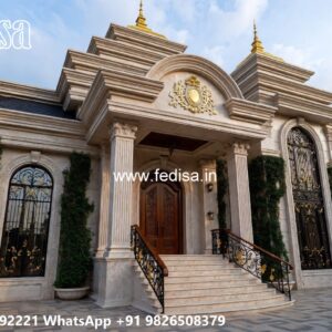 Elegant Classic Villa Design with Grand Spaces No-8533