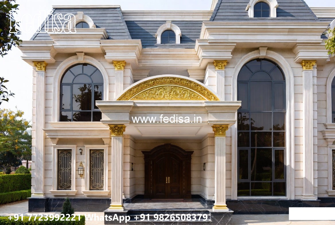 Classic Villa Design with Rich Elegant Architecture No-8536