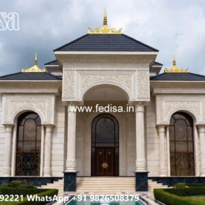 Classic Villa Design with Decorative Exterior Features No-8537