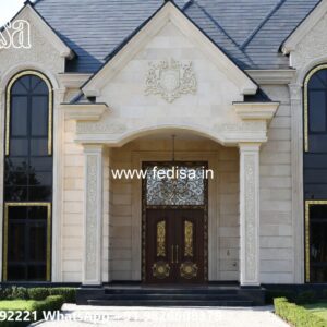 Classic Villa Design with Stylish Front Garden No-8543