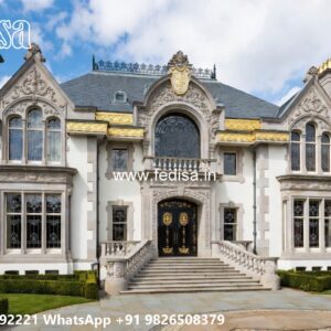 Luxury House Design with Wooden and Marble Finishes No-8571