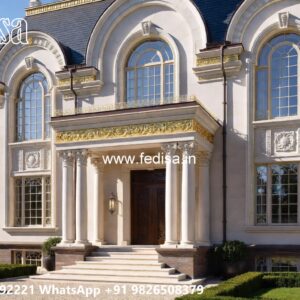 Beautiful Luxury House Design with Modern Roofing No-8585