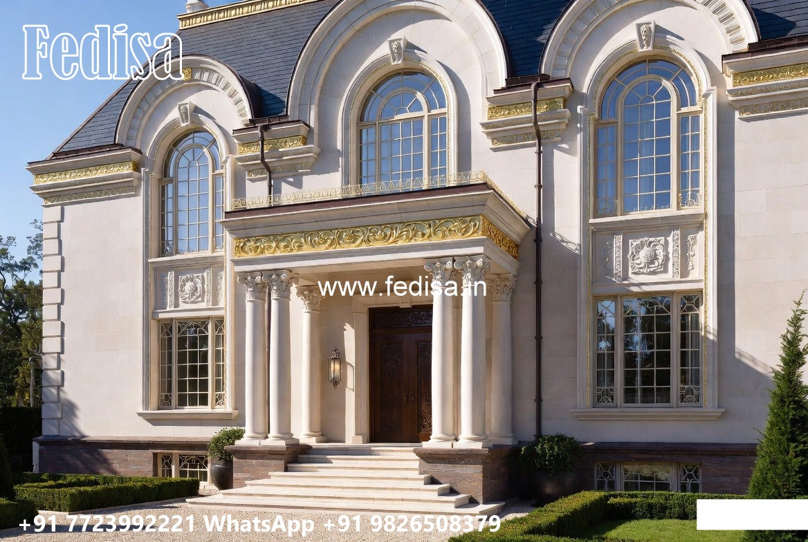 Beautiful Luxury House Design with Modern Roofing No-8585