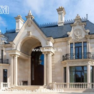 Luxury House Design with Grand Front Elevation No-8588