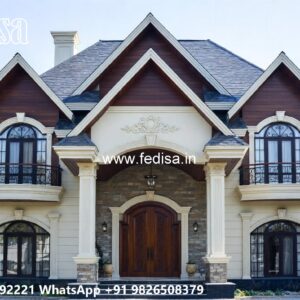 Luxury House Design with Beautiful Balcony Decor No-8631