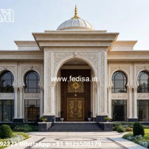 Luxury House Design with Modern Outdoor Lighting No-8632
