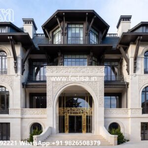 Classic House Design with Stunning Roof Architecture No-8725