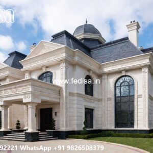 Classic House Design with Stylish Royal Interiors No-8788