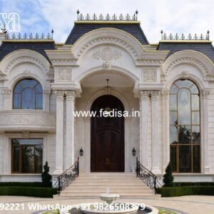 Classic House Design with Beautiful Garden Decor No-8794