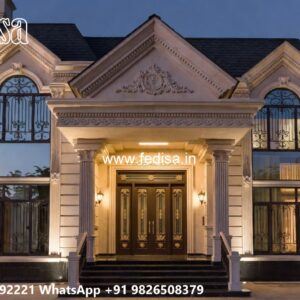 Classic House Design with Grand Living Room Concepts No-8835