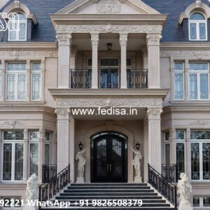 Classic House Design with Luxury Home Exterior Ideas No-8845