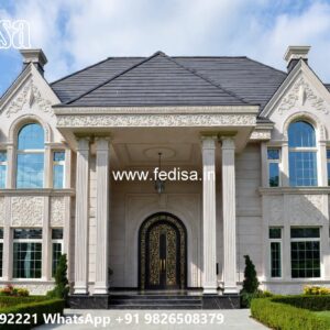 Classic House Design with Beautiful Architectural Features No-8850