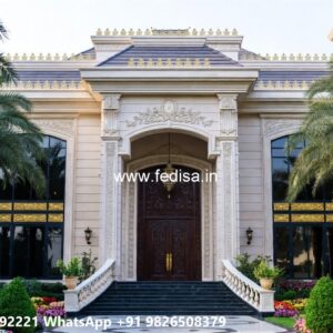 Elegant Classic Villa Design with Marble Finishes No-8865