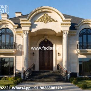 Classic Villa Design with Rich Decorative Elements No-8877