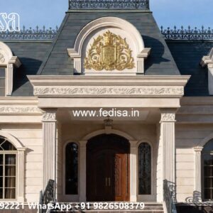 Classic Villa Design with Stylish Marble Flooring No-8882