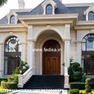 Classic Villa Design with Elegant Window Styling No-8888