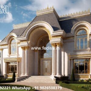 Classic Villa Design with Decorative Wall Textures No-8896
