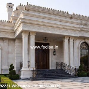 Classic Villa Design with Elegant Home Entrance No-8899