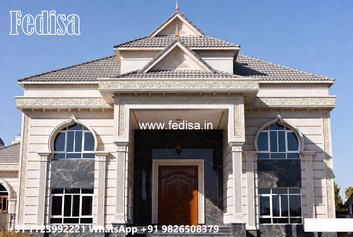 Classic Villa Design with Luxury Living Room Ideas No-8905