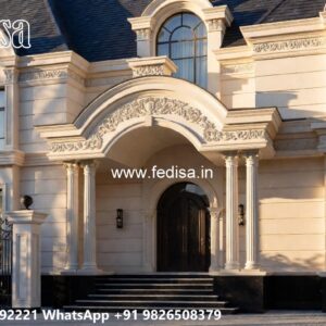 Classic Villa Design with Elegant Front Elevation No-8941