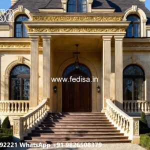 Classic Villa Design with Premium Exterior Lighting No-8942