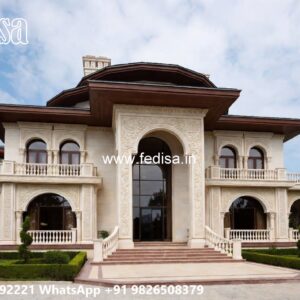 Classic Villa Design with Decorative Architectural Features No-8953