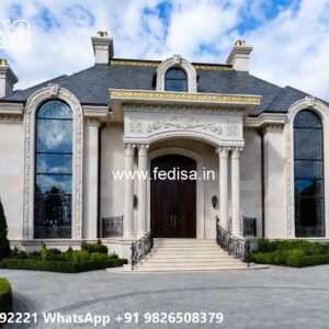 Classic Villa Design with Elegant Outdoor Garden No-8963