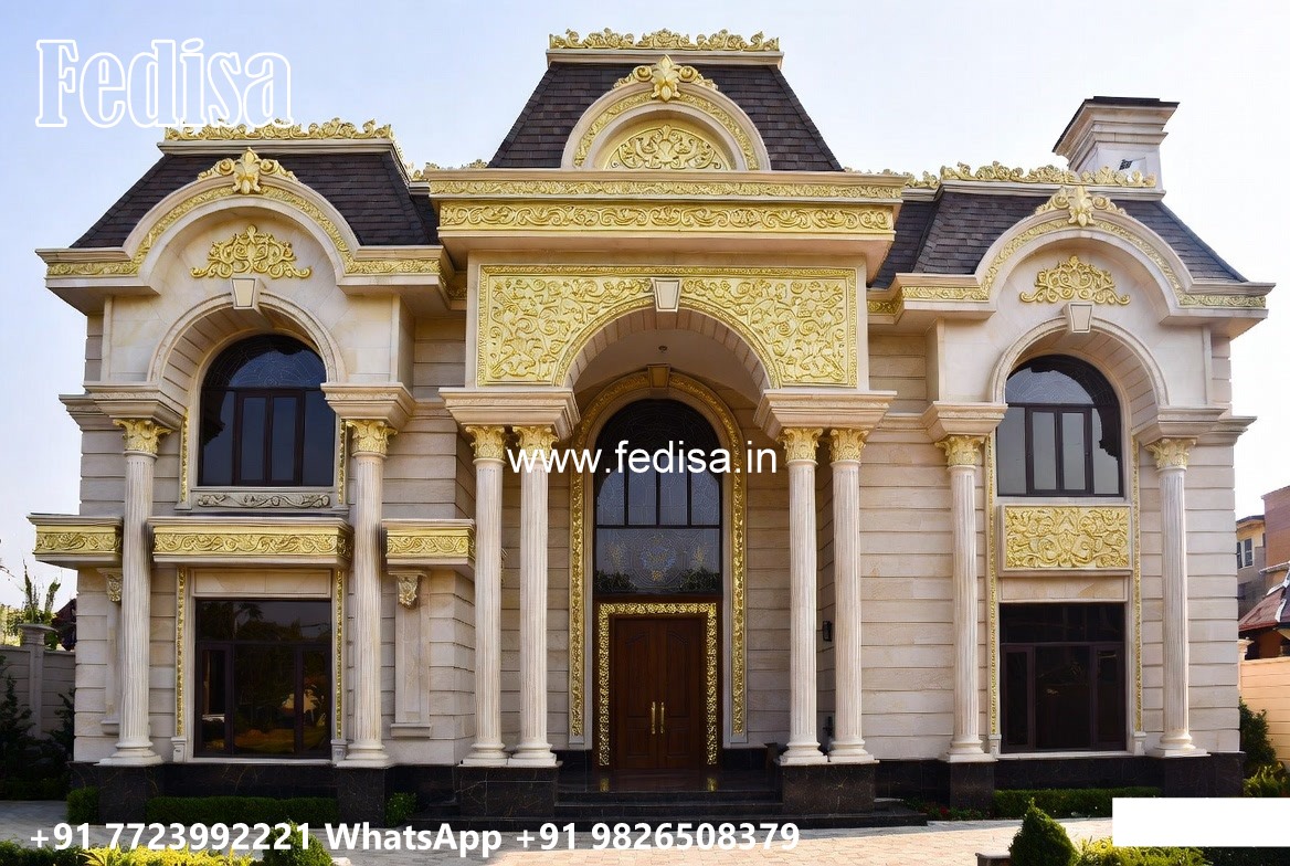 Classic Villa Design with Rich Elegant Architecture No-8986