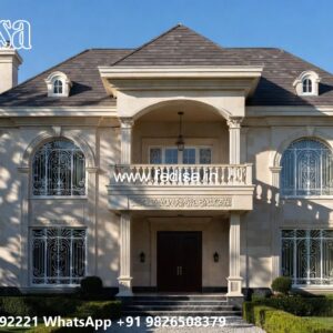 Classic Villa Design with Elegant Courtyard Inspiration No-8989