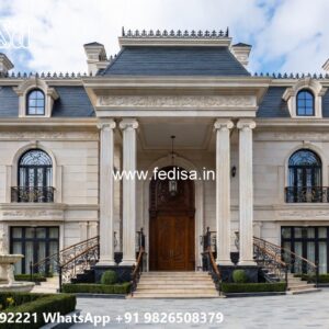 Classic Villa Design with Beautiful Marble Details No-8990