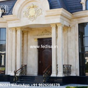 Luxury House Design with Wooden and Marble Finishes No-9021