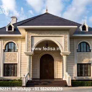 Beautiful Luxury House Design with Modern Roofing No-9035