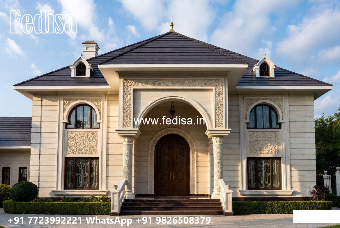 Beautiful Luxury House Design with Modern Roofing No-9035