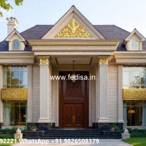 Luxury House Design with Stylish Front Elevation No-9052