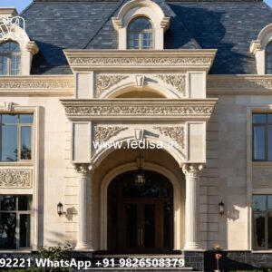 Luxury House Design with Premium Stone Cladding No-9076