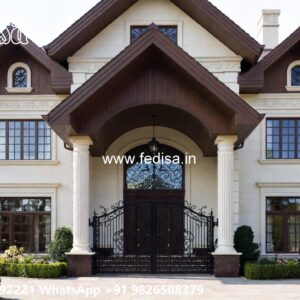 Luxury House Design with Elegant Home Entrance No-9089